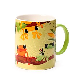 Porcelain Mug - Tropical Frogs Porcelain Mug - Tropical Frogs