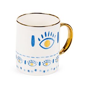 Porcelain Mug - Evil Eye Porcelain Mug - Evil Eye