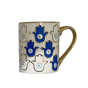 Porcelain Mug - Evil Eye Hand Porcelain Mug - Evil Eye Hand
