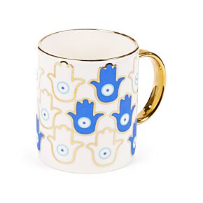 Porcelain Mug - Evil Eye Hand Porcelain Mug - Evil Eye Hand