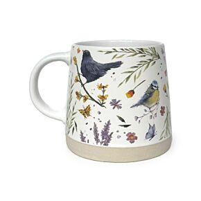 Stoneware Mug - Jan Pashley Wings & Wildflowers
