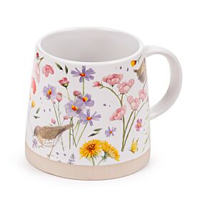 Stoneware Mug - Jan Pashley Wings & Wildflowers Stoneware Mug - Jan Pashley Wings & Wildflowers
