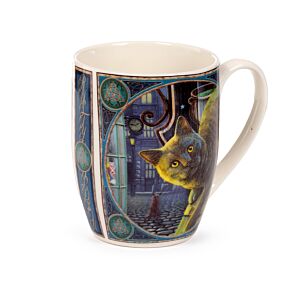 Porcelain Mug - Lisa Parker Rusty Cauldron Cat Porcelain Mug - Lisa Parker Rusty Cauldron Cat