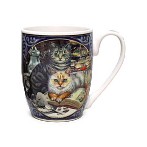 Porcelain Mug - Lisa Parker Brewed Prophecies Cat Porcelain Mug - Lisa Parker Brewed Prophecies Cat