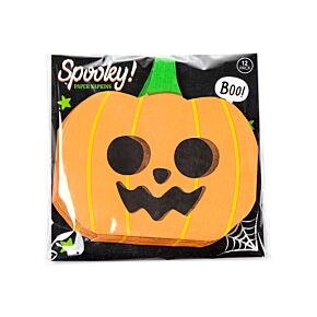 Pack of 12 Napkins - Halloween Pumpkin