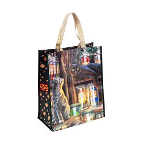 Durable Reusable Shopping Bag - Lisa Parker Magical Emporium Cat Durable Reusable Shopping Bag - Lisa Parker Magical Emporium Cat