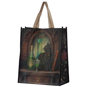Durable Reusable Shopping Bag - Lisa Parker Absinthe Cat Durable Reusable Shopping Bag - Lisa Parker Absinthe Cat