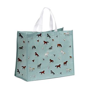 Durable Reusable Shopping Bag - Willow Farm Horses Durable Reusable Shopping Bag - Willow Farm Horses
