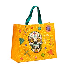 Durable Reusable Shopping Bag - Day of the Dead Durable Reusable Shopping Bag - Day of the Dead