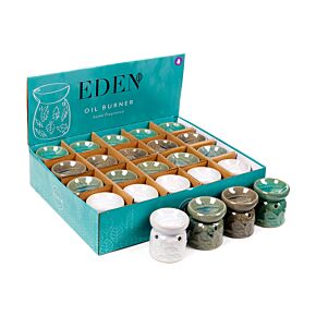 Mini Ceramic Oil Burner - Leaf Design