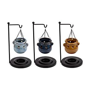 Hanging Porcelain Oil Burner - Eden Cauldron