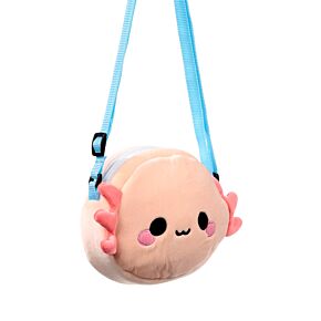 Plush Crossbody Bag - Adoramals Maddie the Axolotl