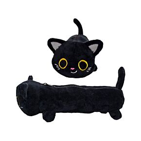 Plush Pencil Case - Lucky the Black Cat Plush Pencil Case - Lucky the Black Cat