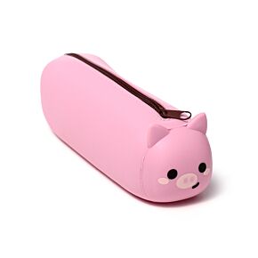 Silicone Pencil Case - Adoramals Pig
