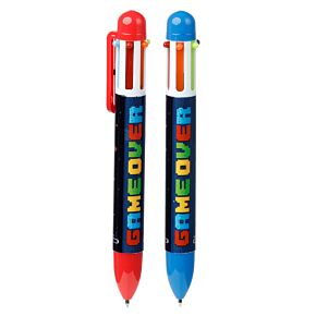 Multi Colour Pen (6 Colours) - Game Over Multi Colour Pen (6 Colours) - Game Over