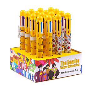 Multi Colour Pen (6 Colours) - Yellow Submarine The Beatles Multi Colour Pen (6 Colours) - Yellow Submarine The Beatles