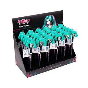 Fine Tip Pen with Topper - Hatsune Miku