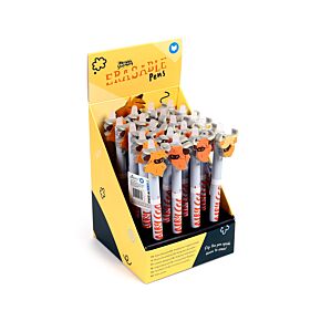 Erasable Pen with PVC Topper - Hairy Coos Highland Coo