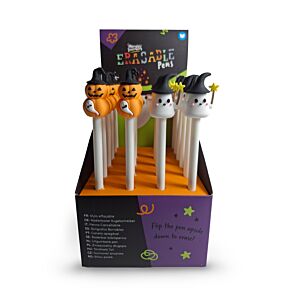 Erasable Pen with PVC Topper - Spooky Ghost & Pumpkin