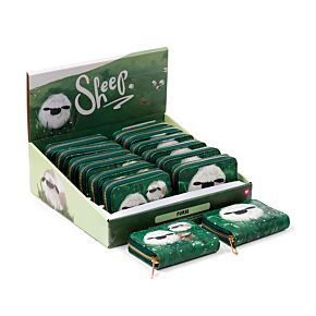 Small Zip Around Wallet - Sheep