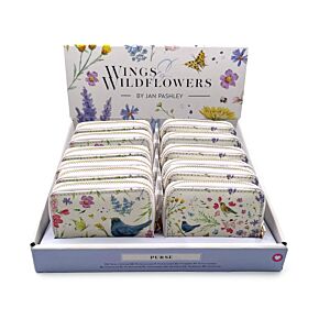 Small Zip Around Wallet - Jan Pashley Wings & Wildflowers