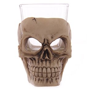 Fantasy Glass and Resin Skull Shot Glasses