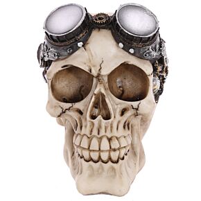 Gothic Skull Decoration - Steampunk with Goggles Gothic Skull Decoration - Steampunk with Goggles