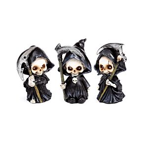 Decorative Ornament - Reaper Mini Skull Set of 3