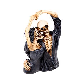 Decorative Ornament - Skeleton Couple Heart Arms