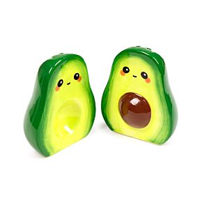 Ceramic Salt & Pepper Set - Pedro the Avocado Foodiemals