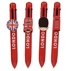 Multi Colour Pen (6 Colours) - London Multi Colour Pen (6 Colours) - London