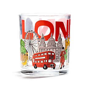 Glass Tumbler Set of 2 250ml - London Souvenir Glass Tumbler Set of 2 250ml - London Souvenir