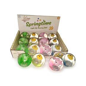LED High Bounce Ball Toy - Springtime Duck