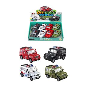 Kids Friction Action Toy - Off-Road Emergency Vehicle Kids Friction Action Toy - Off-Road Emergency Vehicle