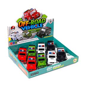 Kids Friction Action Toy - Off-Road Emergency Vehicle Kids Friction Action Toy - Off-Road Emergency Vehicle