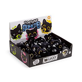 Queasy Squeezies Fidget Toy - Fortune Teller Lucky the Black Cat Queasy Squeezies Fidget Toy - Fortune Teller Lucky the Black Cat