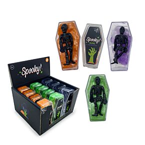 Noise Slime Toy - Spooky Coffin with Skeleton