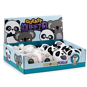 Queasy Squeezies Fidget Toy - Adoramals Zoo Panda & Koala
