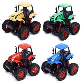 Kids Friction Action Toy - 4x4 Stunt Tractor Kids Friction Action Toy - 4x4 Stunt Tractor