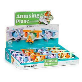 Kids Friction Action Toy - Bursting Aeroplane Kids Friction Action Toy - Bursting Aeroplane