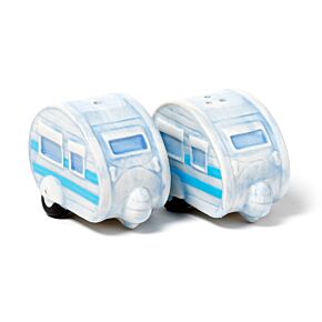 Ceramic Salt & Pepper Set - Wildwood Caravan Ceramic Salt & Pepper Set - Wildwood Caravan