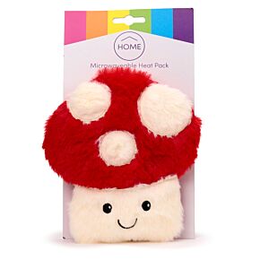 Microwavable Plush Lavender Heat Pack - Mushroom/Toadstool