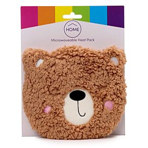 Microwavable Plush Round Lavender Heat Pack - Teddy Bear