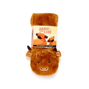 Microwavable Plush Neck Warmer Lavender Heat Pack - Highland Coo