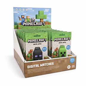 Silicone Digital Watch - Minecraft Faces
