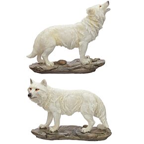 Spirit of the Night Protector of the North Wolf Figurine