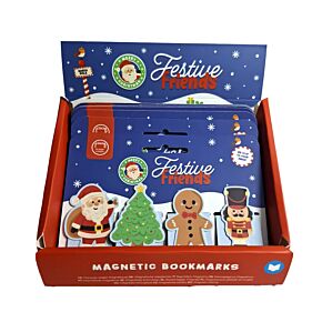 Magnetic Bookmark Set - Festive Friends Christmas