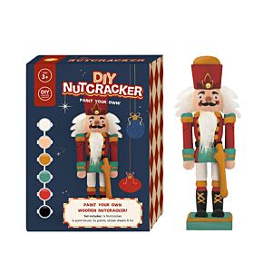Paint Your Own 3D Wooden Decoration - Christmas Nutcracker
