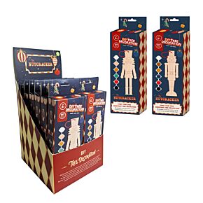 Paint Your Own 2D Wooden Decoration - Christmas Nutcracker