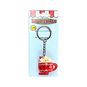 Novelty Keyring - Foodiemals Aspen the Hot Chocolate